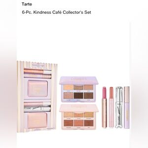 Tarte Kindness Cafe Eyeshadow Set - Pink, Brown, Silver NOT IN BOX NEW